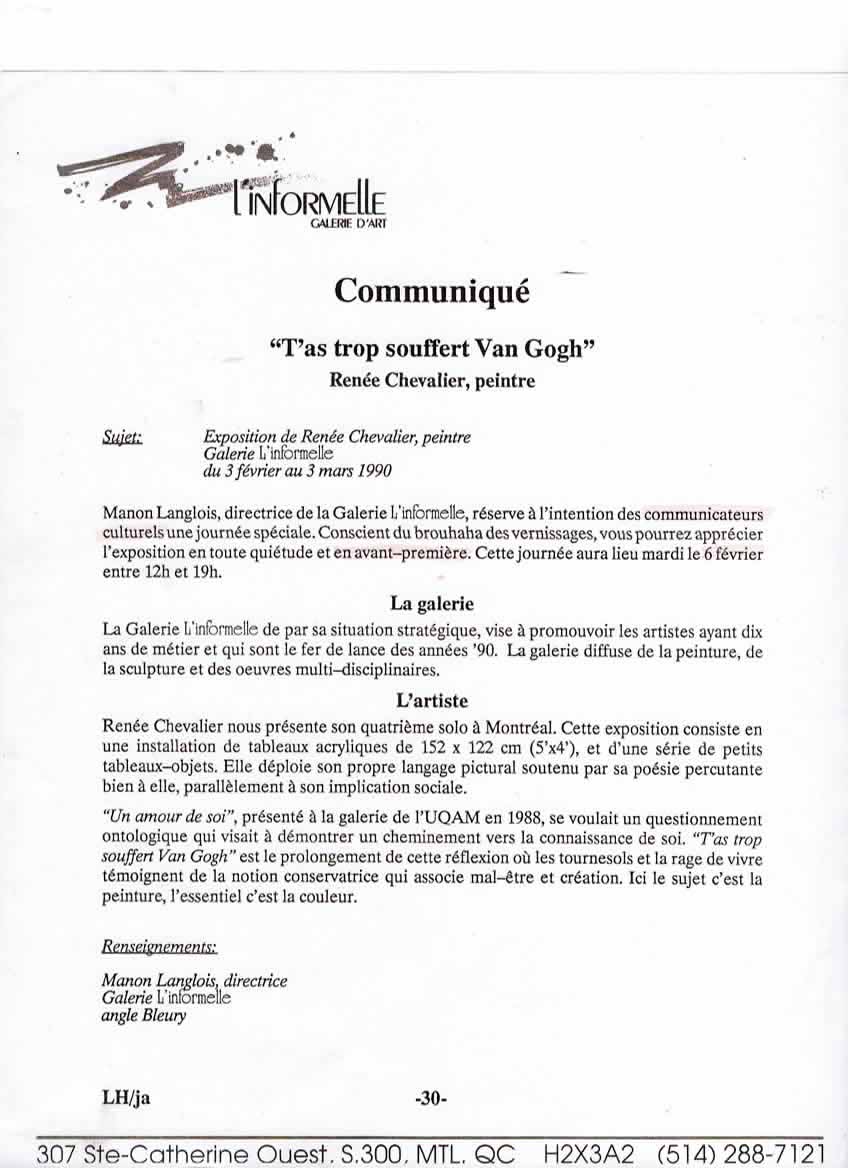 Communique Informelle 1990