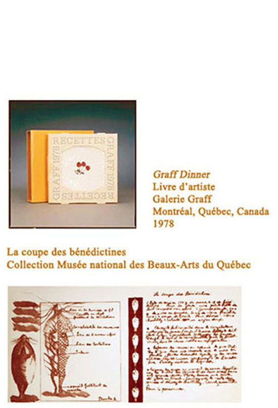 Graff Dinner,Livre d'artiste,Album de collection